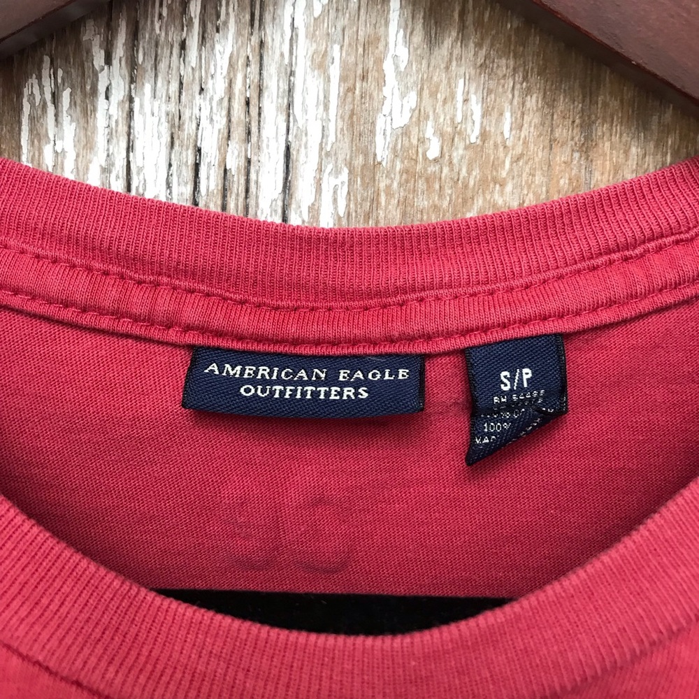 American Eagle Fringe Tee Small - Picture 2 of 4